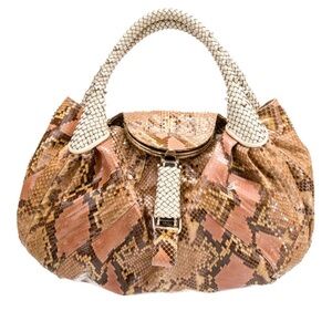 💯 Authentic Fendi Snakeskin Spy Bag ✨RARE✨